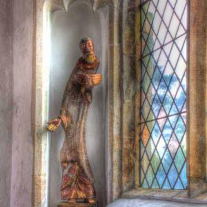 Carving in St Andrew's Wissett